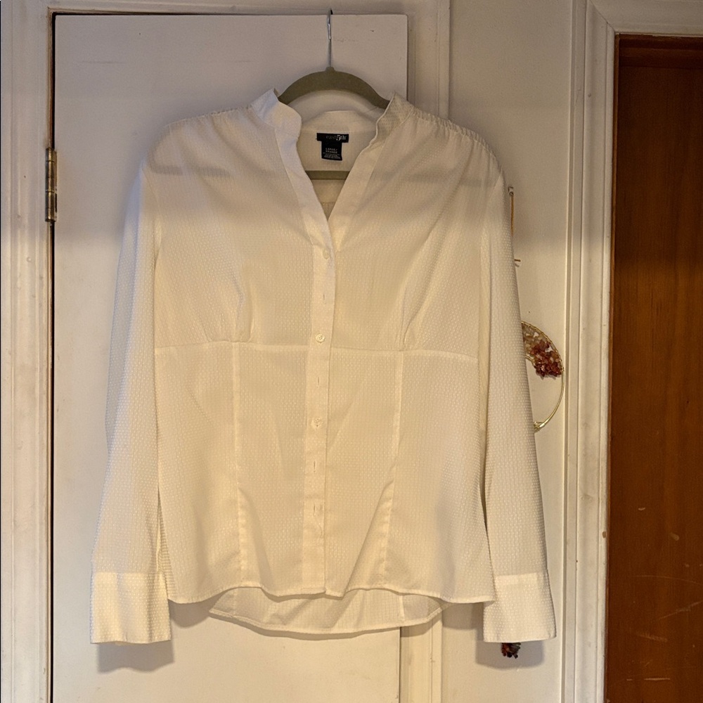 East 5th Cream Blouse